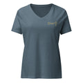 Women's Relaxed V-Neck T-Shirt t-shirt — women's relaxed v-neck organic cotton t-shirt sustainable apparel, front view